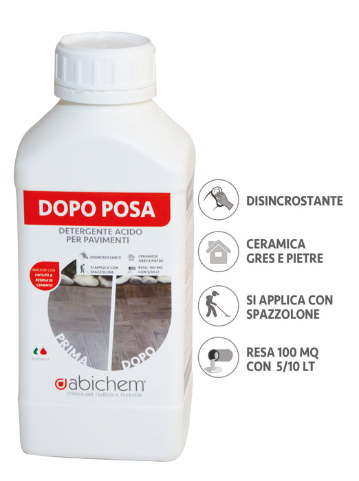 DETERGENTE ACIDO DOPO POSA ABICHEM 1 LT.
